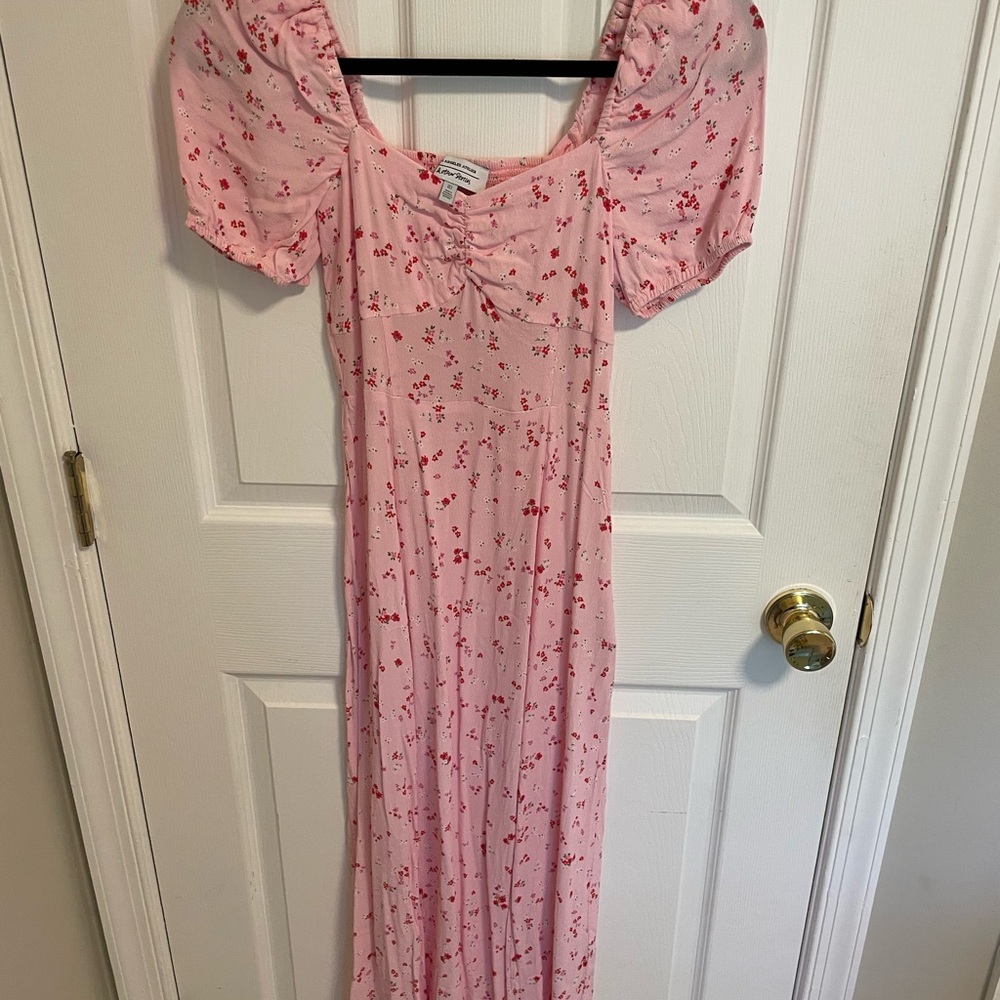 & Other Stories Pink Floral Dress